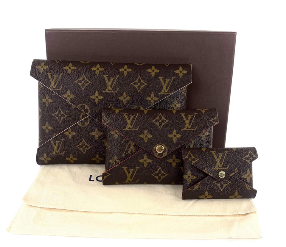 Louis Vuitton Monogram Kirigami MM - Brown Clutches, Handbags