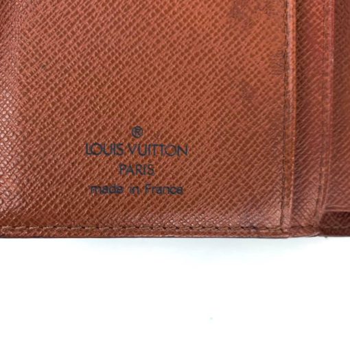 Louis Vuitton Brown French Monnaie Viennois Kisslock Wallet