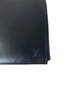 Louis Vuitton Black Leather Tablet Holder