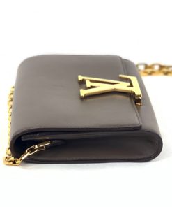 Louis Vuitton Calfskin Chain Louise GM Shoulder Bag