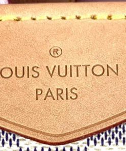 Louis Vuitton Damier Azur Graceful MM with Rose Ballerine Interior