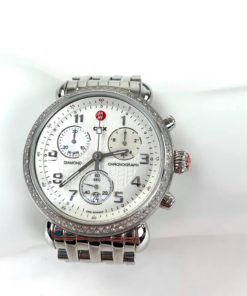 Michele Diamond CSX 36 Silver Watch