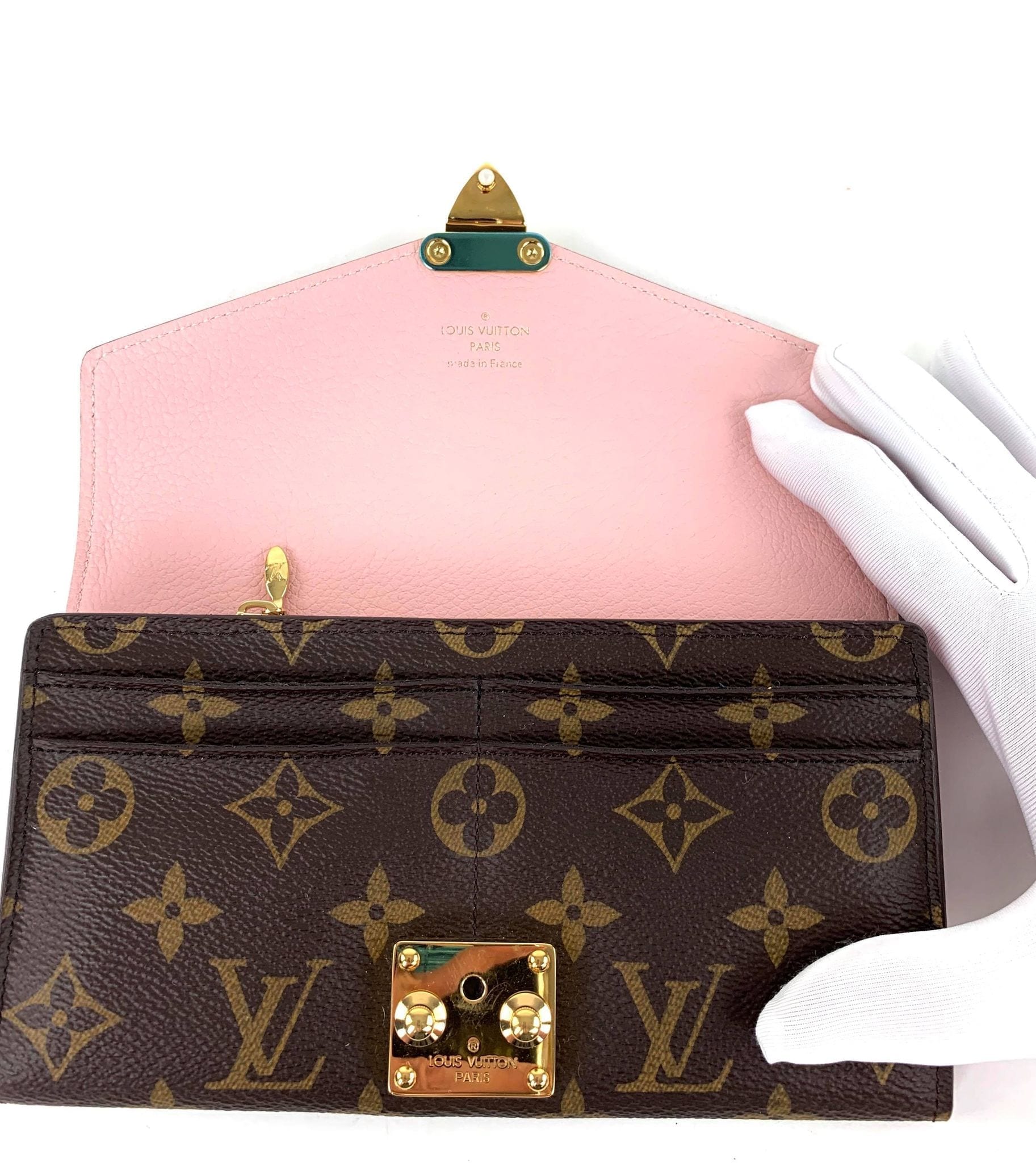 Louis Vuitton, Bags, Louis Vuitton 25 Monogram Pallas Wallet In Rose  Ballerine