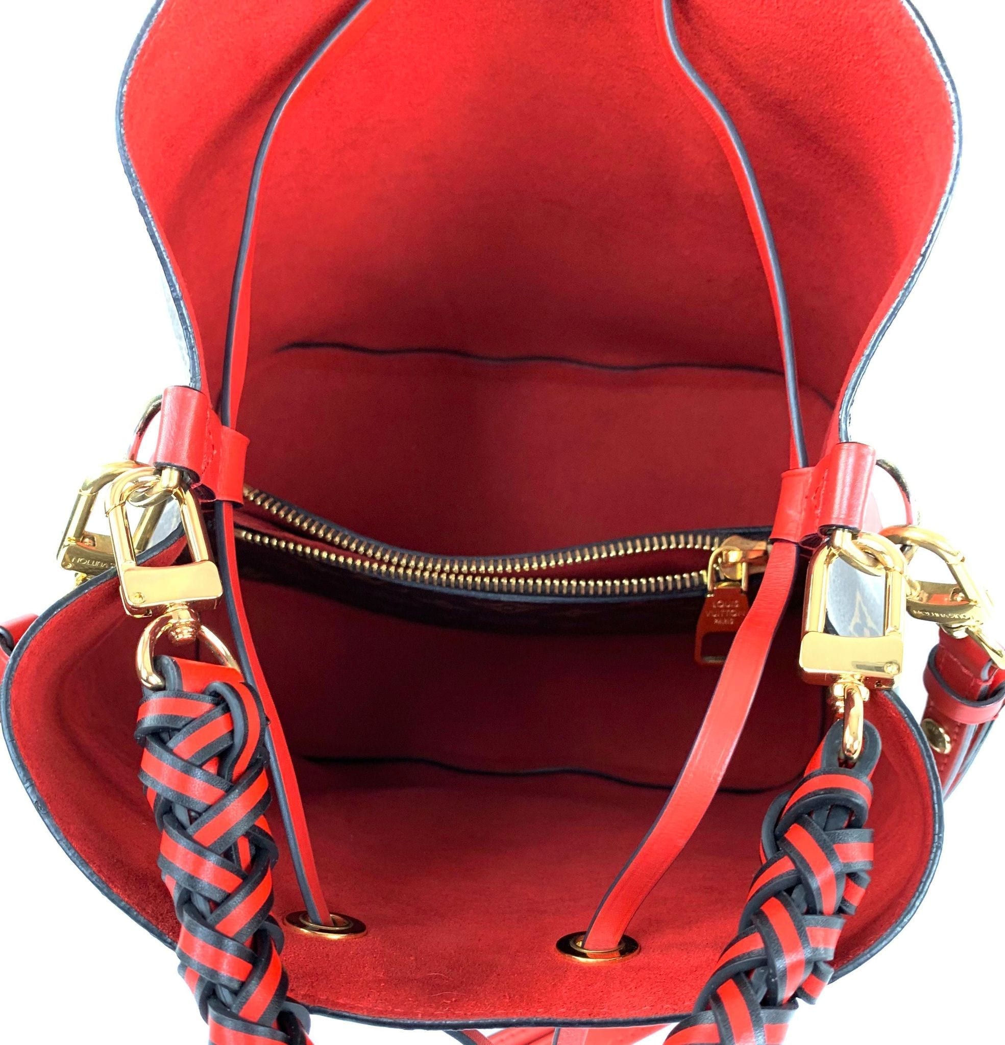 Genuine Leather Plain Strap Replacement for NeoNoe Hnalde Strap Bucket Bag Handbag Top Handle Black Brown Leather Strap