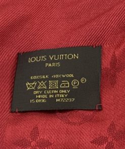 Brand New Louis Vuitton Monogram Shawl in Pomme d'Amour