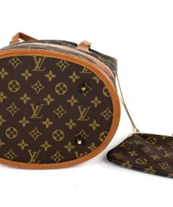 Louis Vuitton Monogram French Company Label Bucket Bag GM