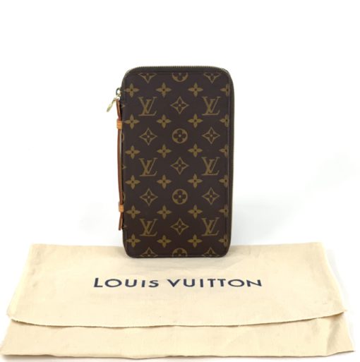 Louis Vuitton Monogram Organizer De Voyage Zip-Around Wallet