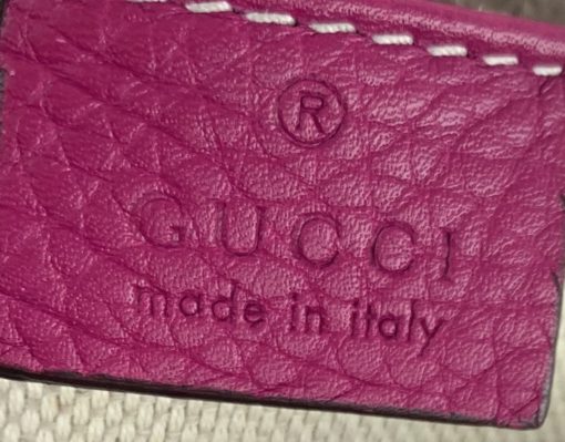 Gucci Raspberry Leather Soho Disco