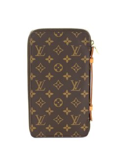Louis Vuitton Monogram Organizer De Voyage Zip-Around Wallet