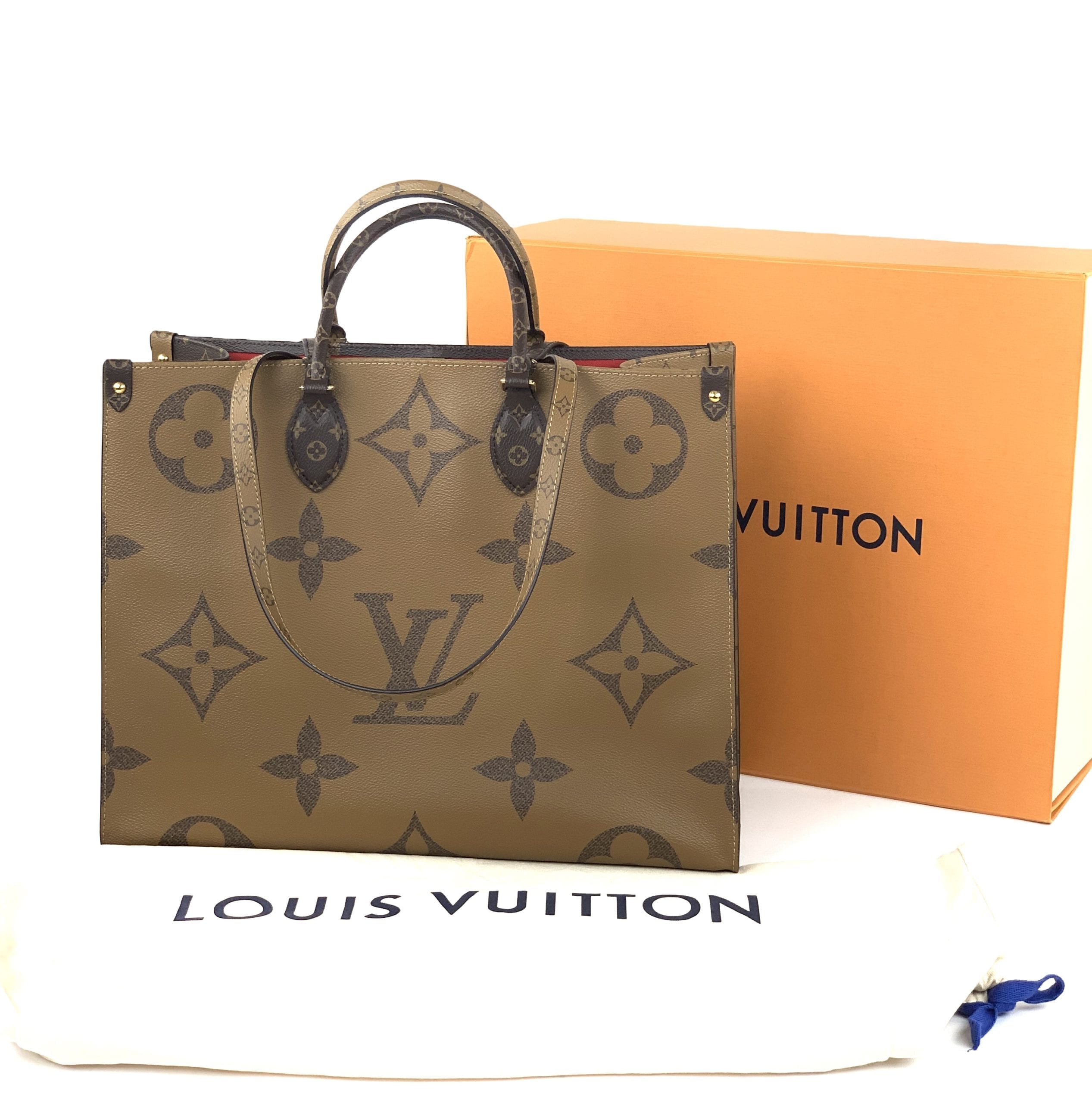 Louis Vuitton Limited Edition Blue Monogram Giant Hamptons Onthego, myGemma