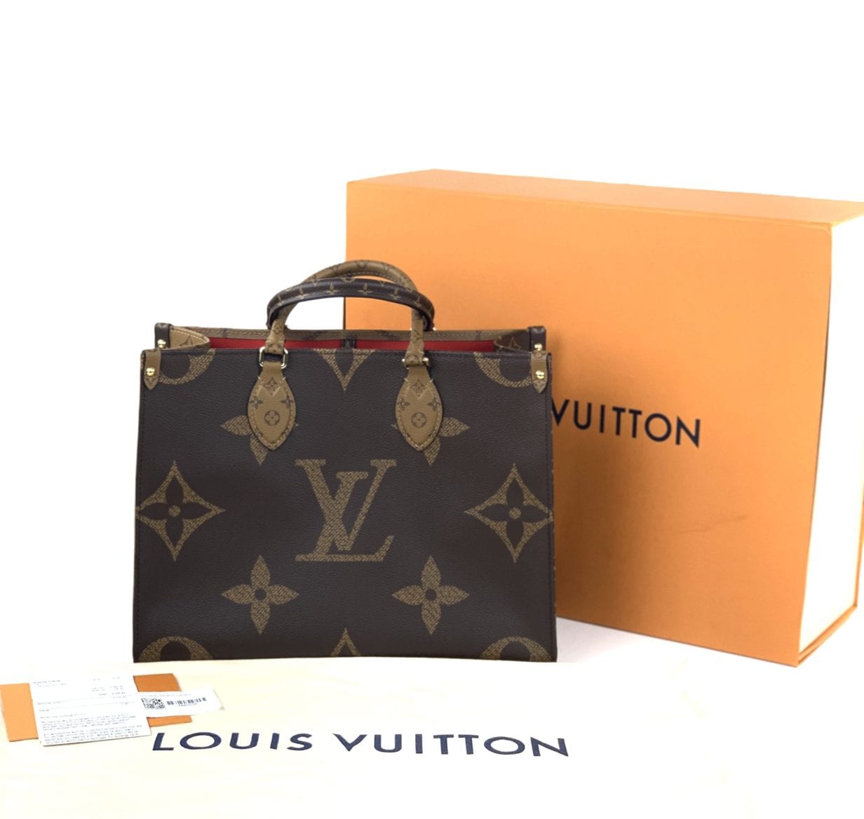 Louis Vuitton Monogram Reverse Giant On The Go MM - A World Of Goods ...