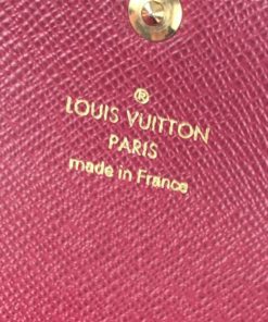 Louis Vuitton Monogram Sarah Multicartes Wallet Fuchsia