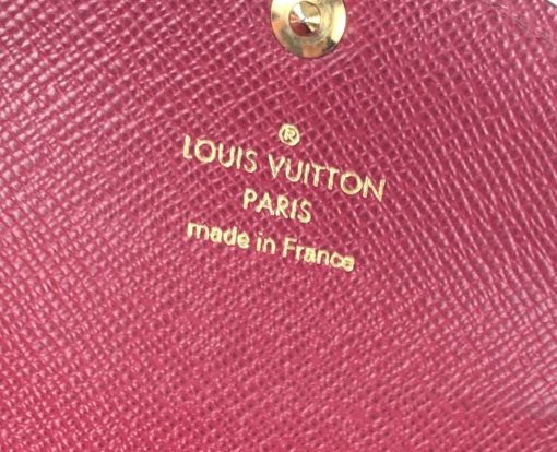 Louis Vuitton Monogram Sarah Multicartes Wallet Fuchsia