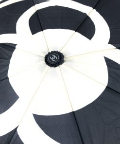 Chanel Camellia Umbrella Black/Cream