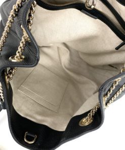Gucci Medium Soho Chain Shoulder Bag Black