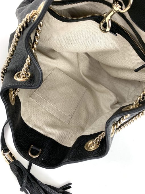 Gucci Medium Soho Chain Shoulder Bag Black