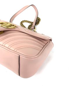 Gucci GG Marmont Matelassé Shoulder Bag Dusty Pink