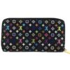 Louis Vuitton Multicolor Zippy Wallet Black