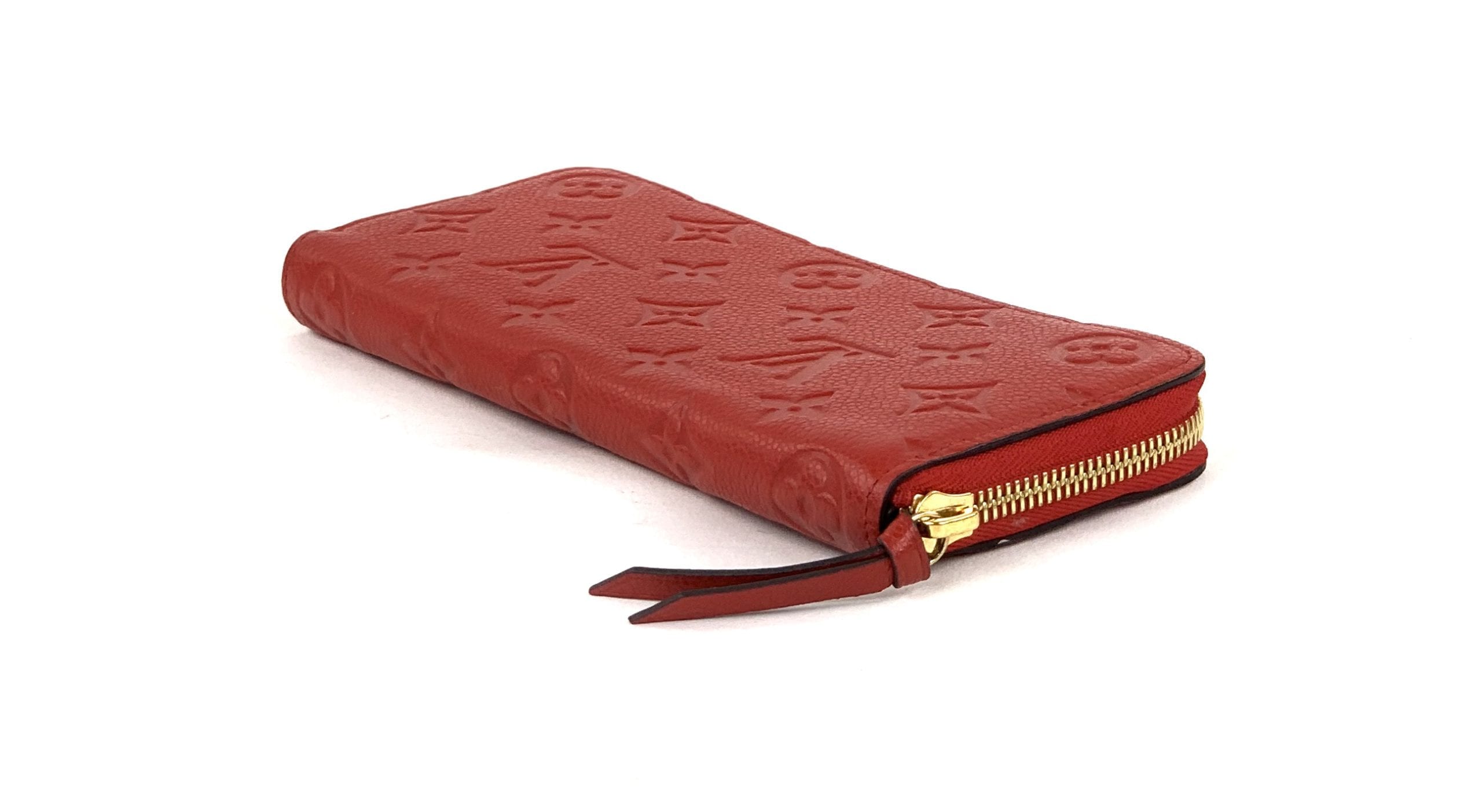 Louis Vuitton M61568 Clemence Wallet Monogram Empreinte Leather