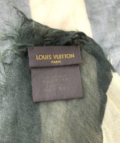 Louis Vuitton Leopard V Stole Khaki Vanilla