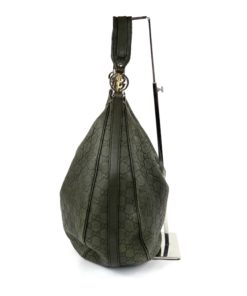 Gucci Guccissima Large GG Twins Hobo & Wallet Olive Green