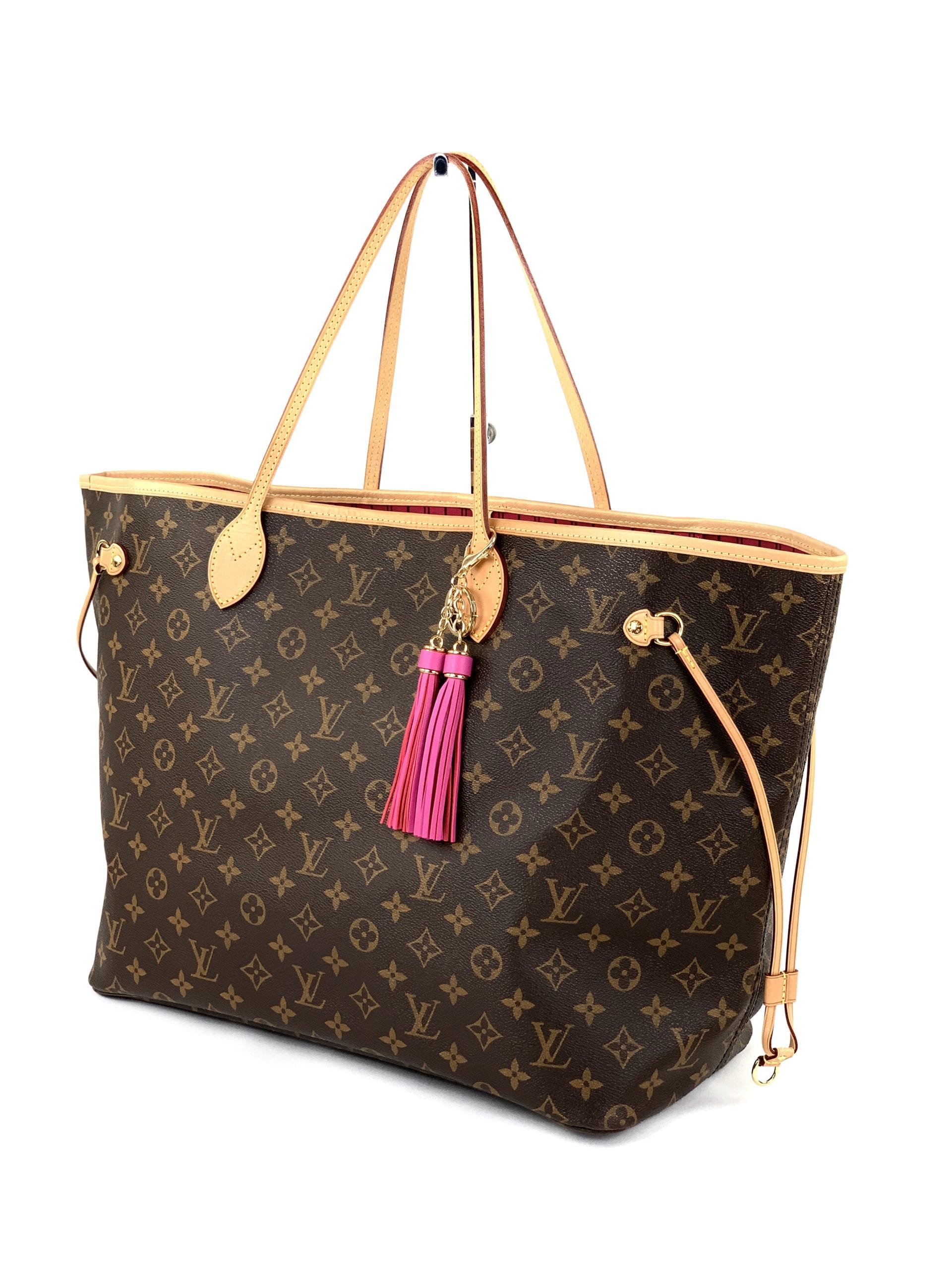 Louis Vuitton Neverfull MM Ebene With Rose Ballerine - A World Of Goods For  You, LLC