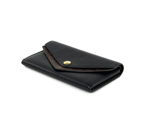 Louis Vuitton Double V Monogram and Noir Leather Wallet