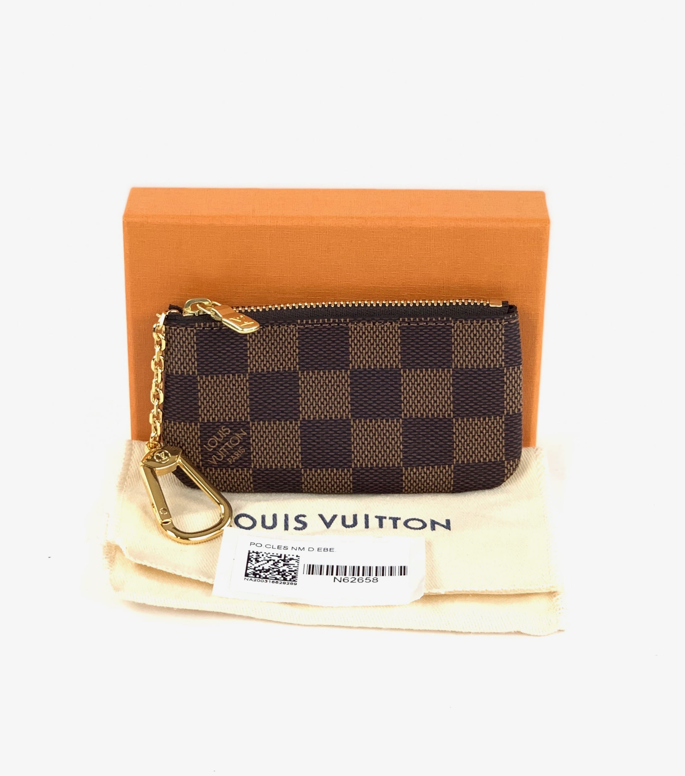 Louis Vuitton Damier Ebene Key Pouch Cles - A World Of Goods For You, LLC