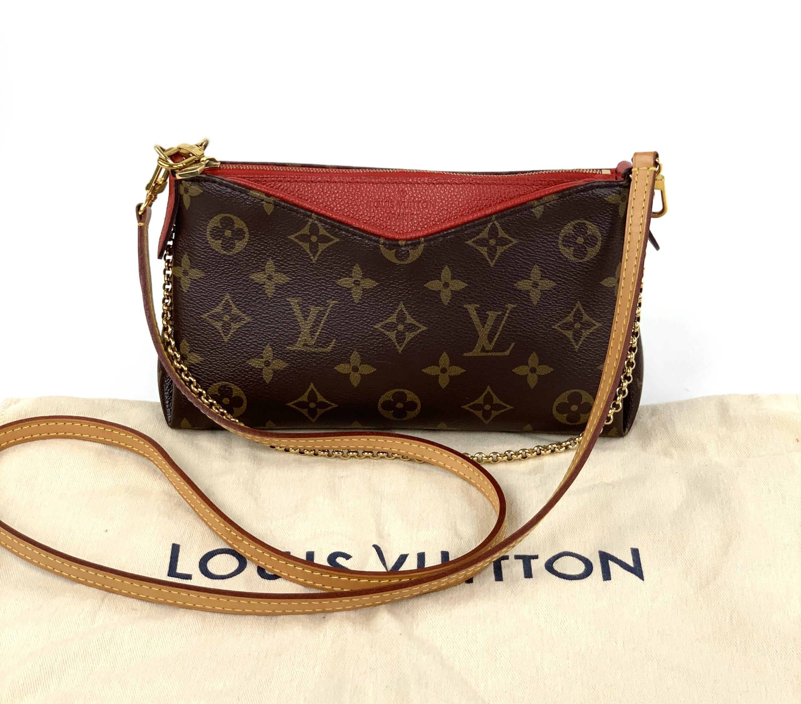 Lv pallas best sale clutch red