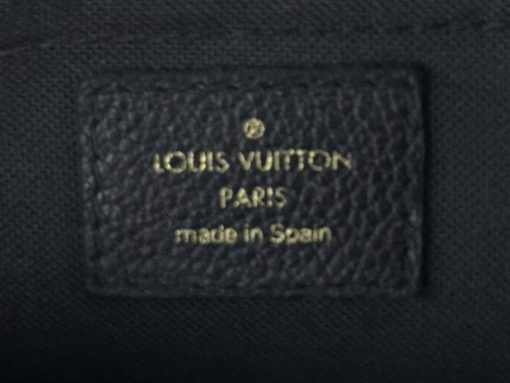 Louis Vuitton Monogram Pallas Clutch Crossbody Noir