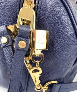 Louis Vuitton Empreinte Speedy Bandouliere 25 Celeste Blue