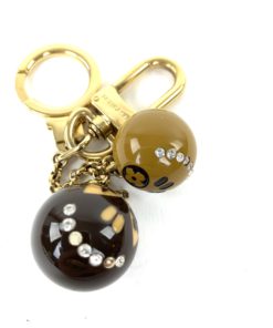 Louis Vuitton Halloween Jack and Lucie Key Holder Brown