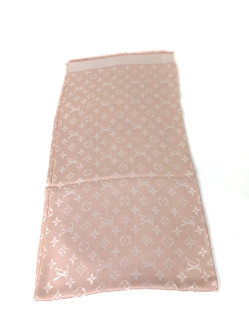 Louis Vuitton Monogram Denim Shawl Pink