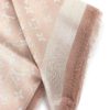 Louis Vuitton Monogram Denim Shawl Pink 10