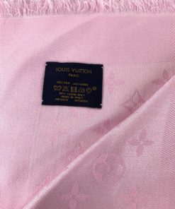 Louis Vuitton Monogram Shawl Velvet Rose