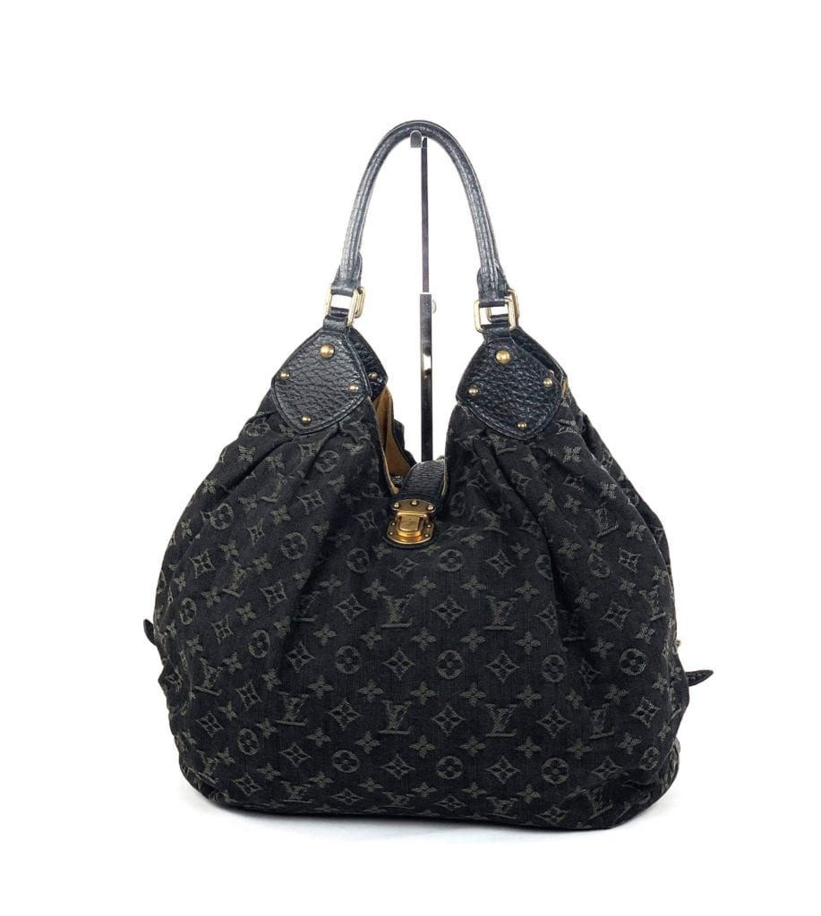 Louis Vuitton Black Denim Mahina XS Bag at 1stDibs  louis vuitton black denim  bags, black denim louis vuitton bag, louis vuitton denim mahina