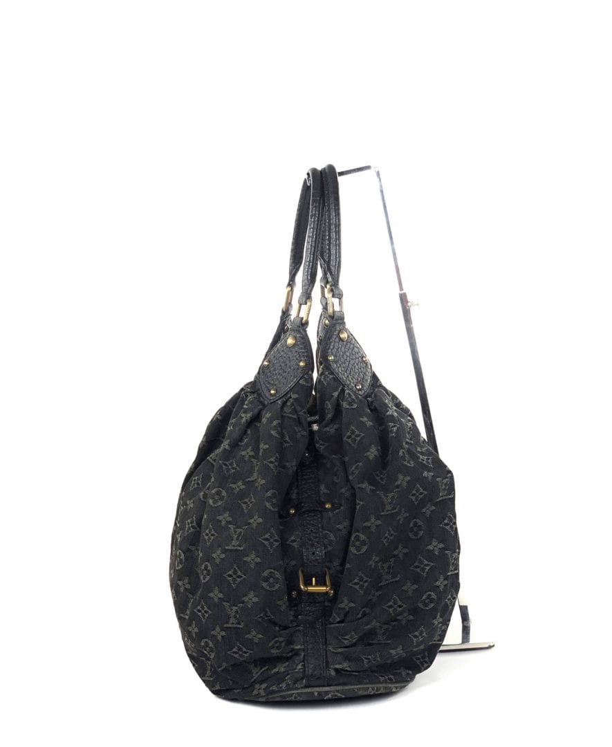 Louis Vuitton Grey Monogram Mahina Leather XXL Bag - Yoogi's Closet