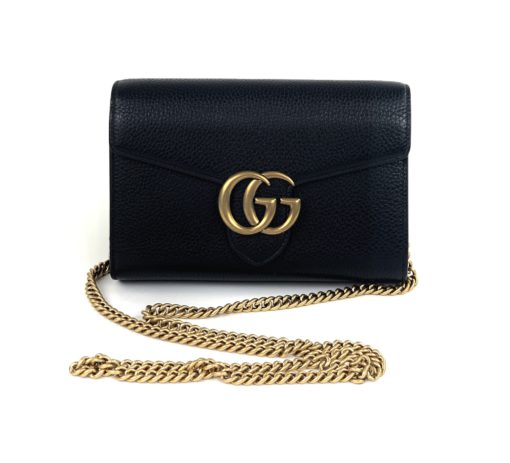 Gucci GG Marmont Chain Mini Bag Black 5