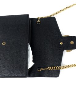 Gucci GG Marmont Chain Mini Bag Black