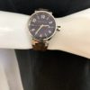 Louis Vuitton Stainless Steel Calfskin 39.5mm Tambour Quartz Watch