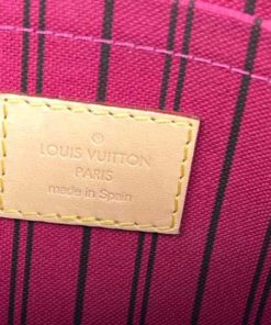 Louis Vuitton Monogram Neverfull Pochette Peony