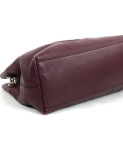 Gucci Soho Medium Leather Shoulder Bag Wine