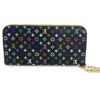 Louis Vuitton Monogram Multicolor Insolite Wallet Black Lime Green 7