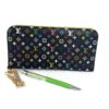 Louis Vuitton Monogram Multicolor Insolite Wallet Black Lime Green 2