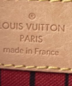 Louis Vuitton Monogram Neverfull Pochette Cerise