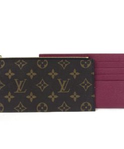 Louis Vuitton Monogram Felicie Chain Wallet Inserts Fuchsia