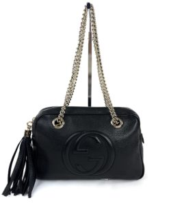 Gucci Small Soho Chain Shoulder Bag Black