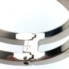 Louis Vuitton Metal Swarovski Crystal Serrure Strass Cuff Bracelet 11