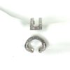 Louis Vuitton Metal Swarovski Crystal Serrure Strass Cuff Bracelet 8