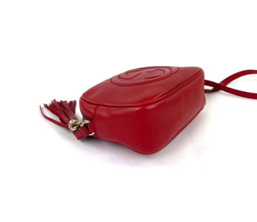 Gucci Soho Disco Red Leather Crossbody Bag